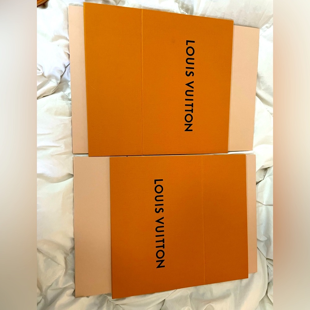 Louis Vuitton shoe box's